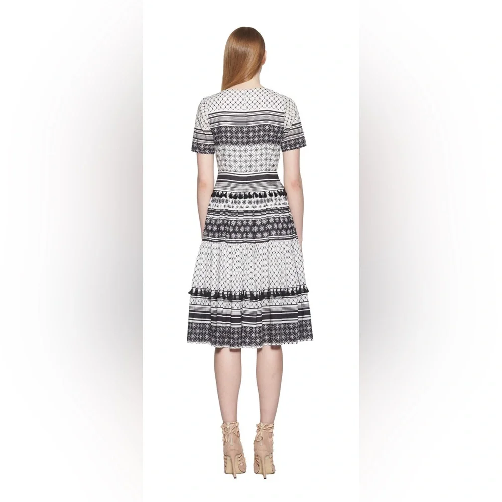 ANTHROPOLOGIE x AIJEK Pias Short Dress Tassel Cotton Bohemian Dress - Picture 5 of 12